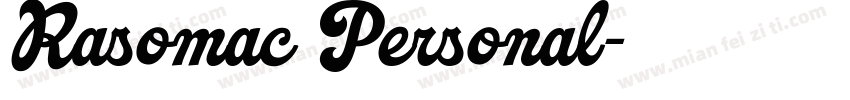 Rasomac Personal字体转换